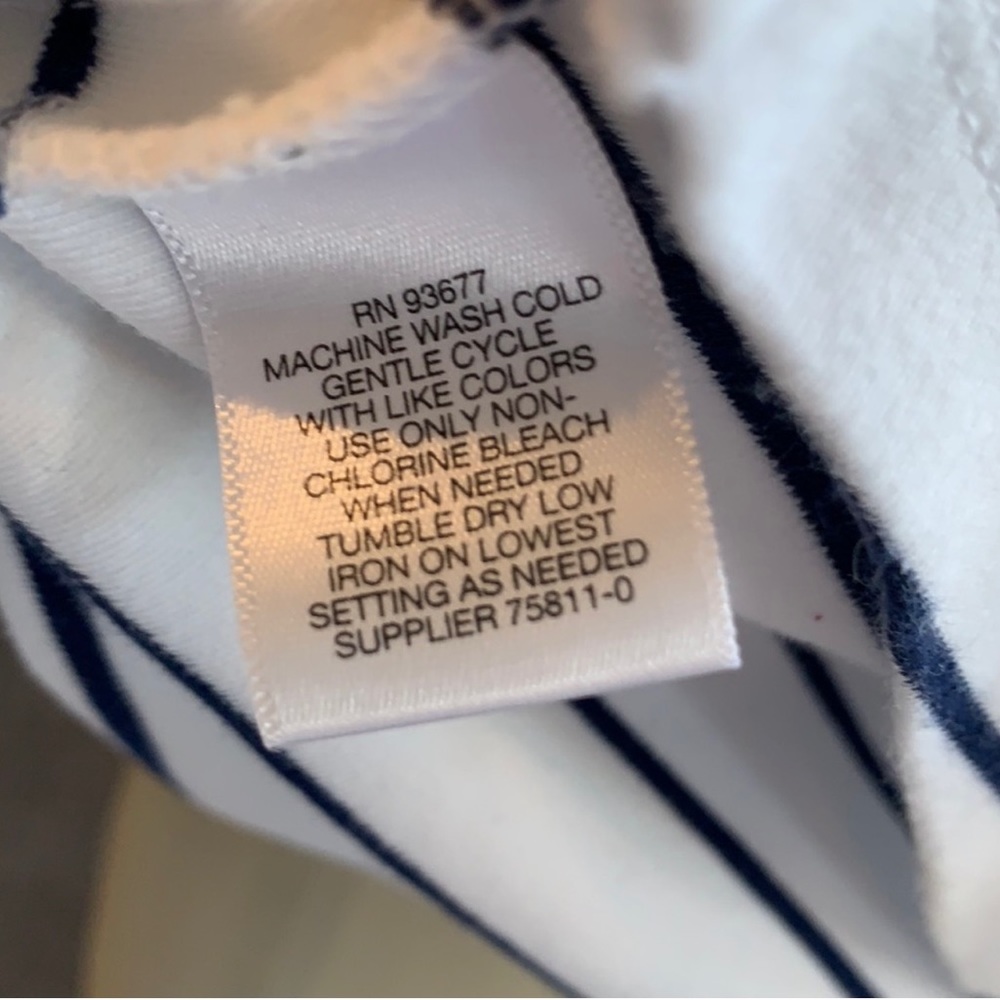 Liz Claiborne stripe top - Picture 5 of 7